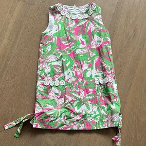 Lilly Pulitzer Pink and Green Patterned Dress